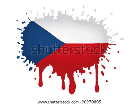 Czech Republic Flag Vector