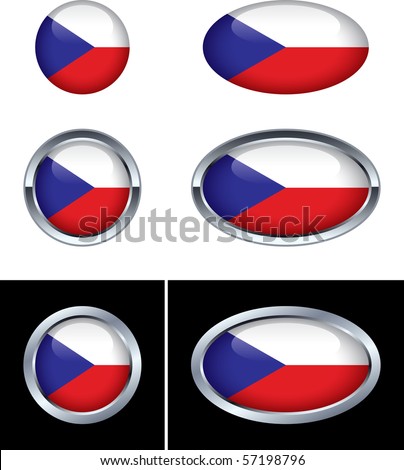 Czech Republic Flag Vector