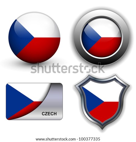 Czech Republic Flag Vector