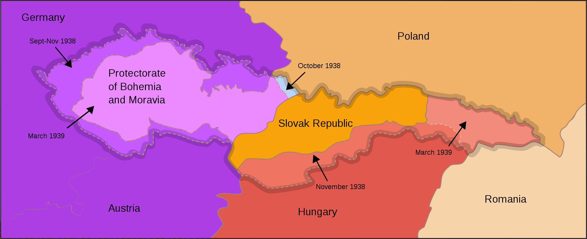 Czechoslovakia Map