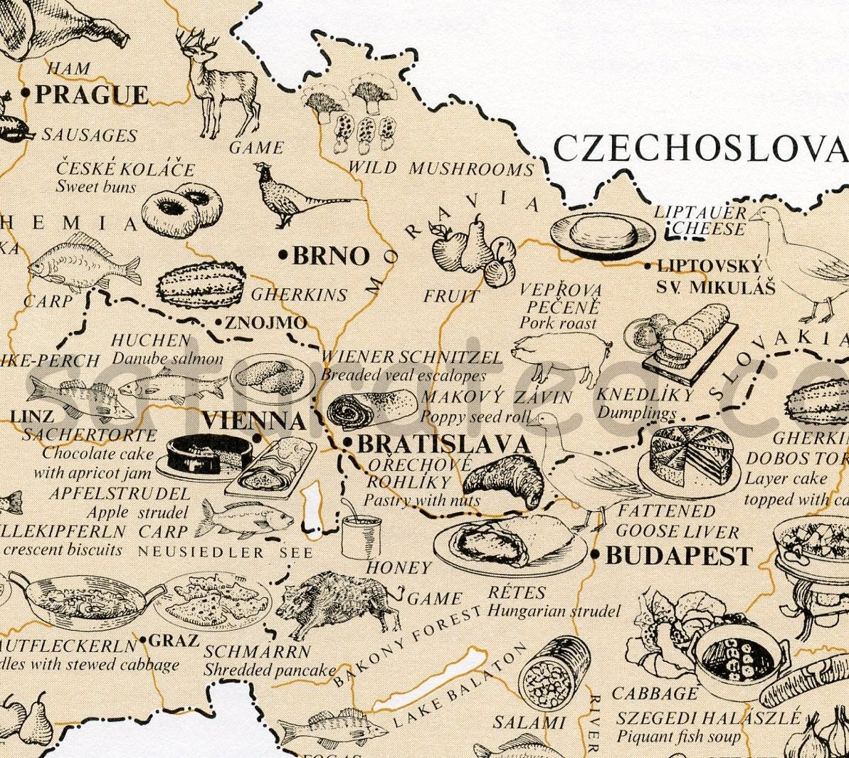 Czechoslovakia Map