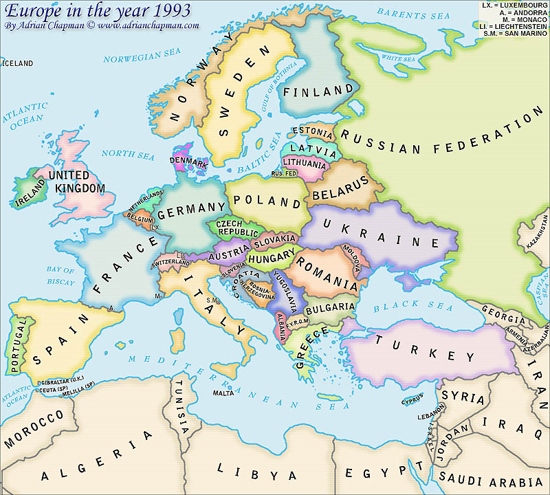 Czechoslovakia Map