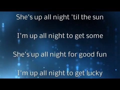 Daft Punk Get Lucky Lyrics Az