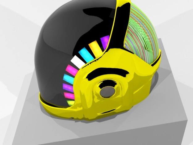 Daft Punk Helmet Inside