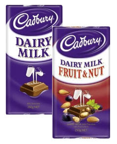 Dairy Milk Chocolate Bar Wrappers