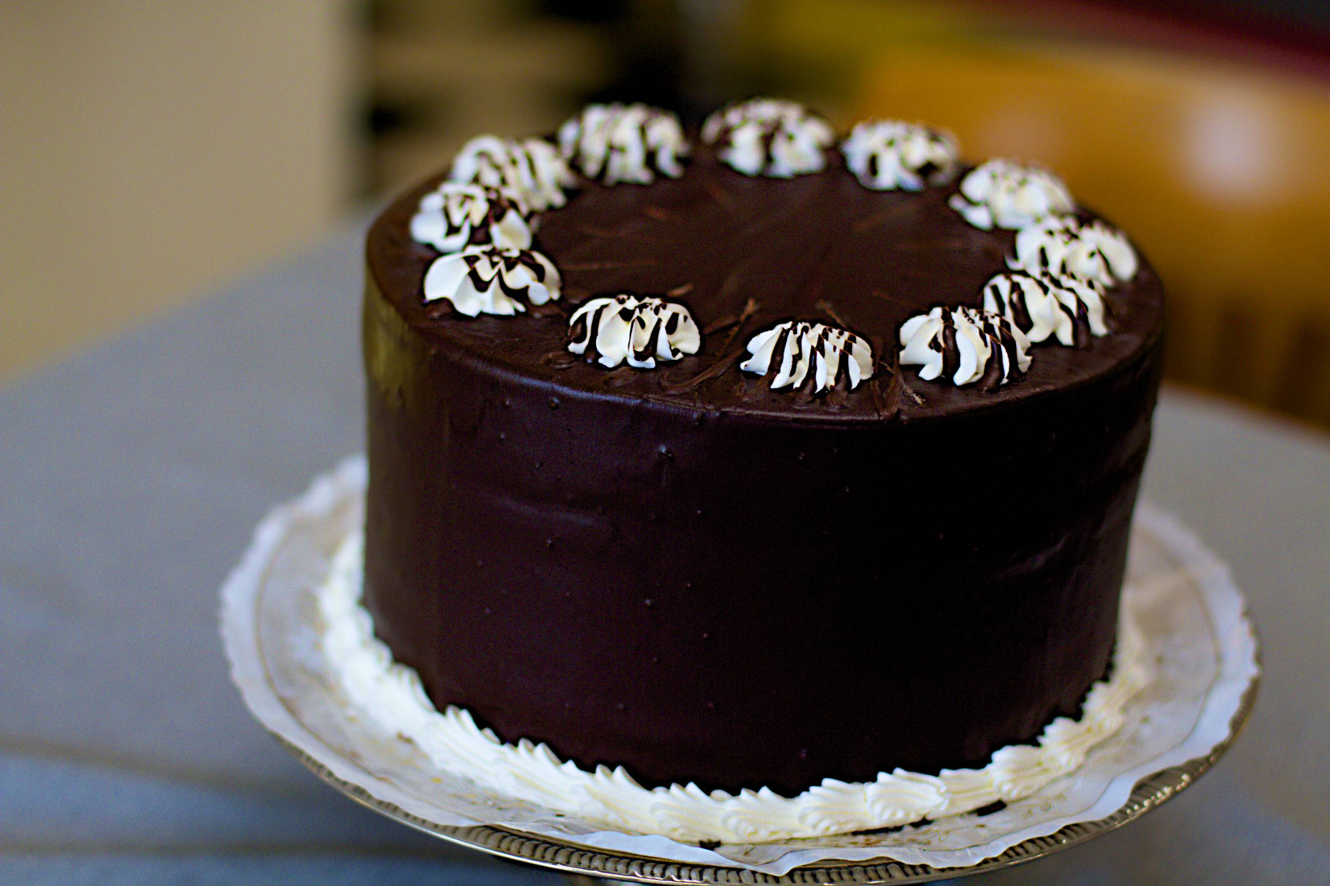 Dark Chocolate Cake Images