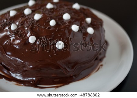 Dark Chocolate Cake Images