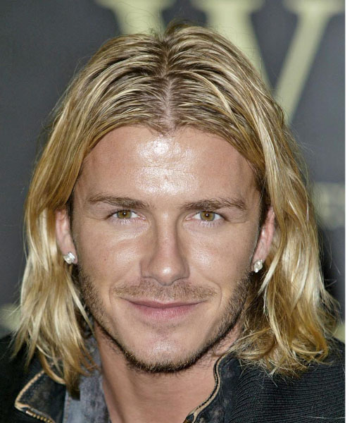 David Beckham Hair Comb Over