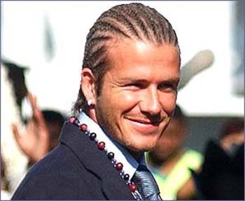 David Beckham Hair Comb Over