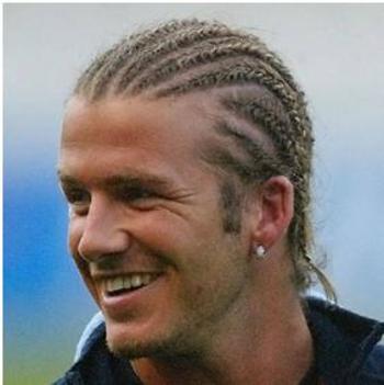 David Beckham Hair Comb Over