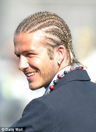 David Beckham Hair Comb Over