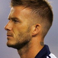 David Beckham Haircut Back