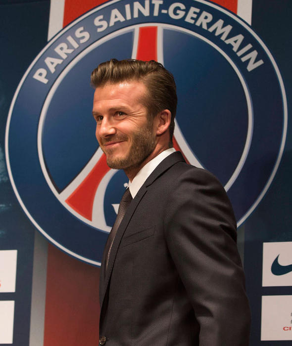 David Beckham Psg Hair