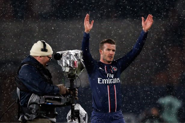 David Beckham Psg Last Game