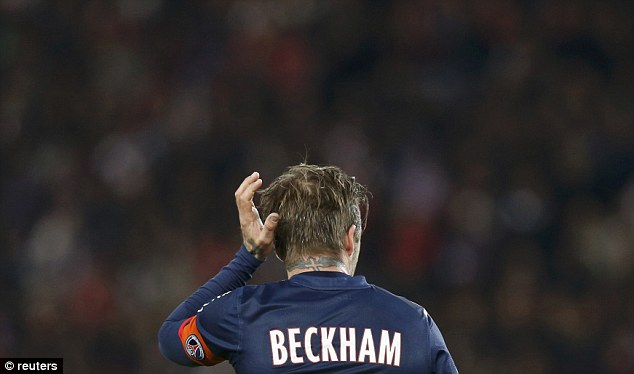 David Beckham Psg Last Game