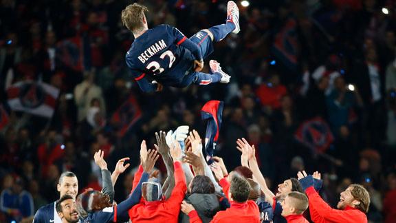 David Beckham Psg Last Game