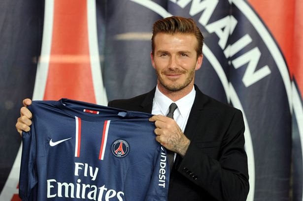 David Beckham Psg Training