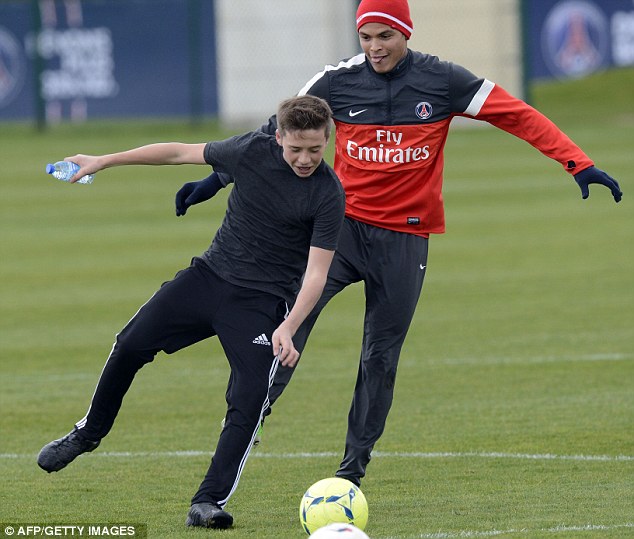 David Beckham Psg Training