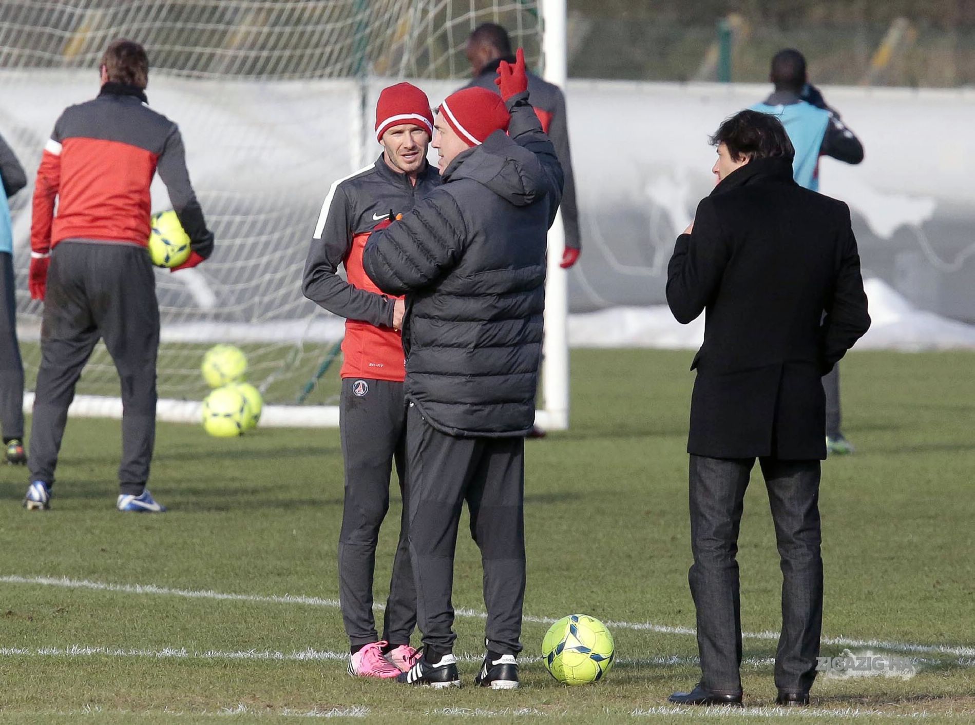 David Beckham Psg Training