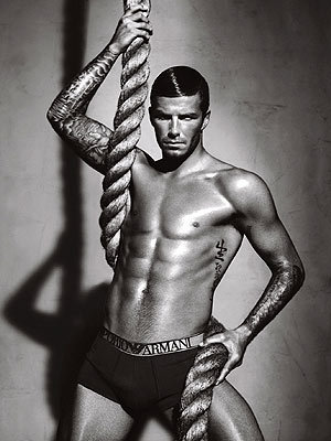 David Beckham Soccer Shirtless