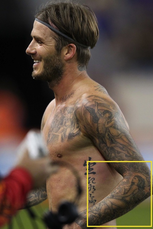 David Beckham Tattoos