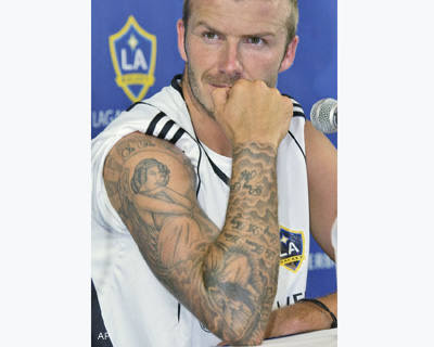 David Beckham Tattoos Meaning On Side