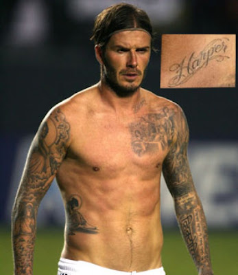 David Beckham Tattoos Meaning On Side