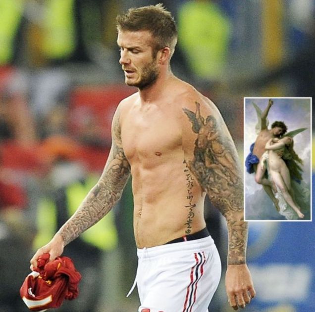 David Beckham Tattoos Meaning On Side