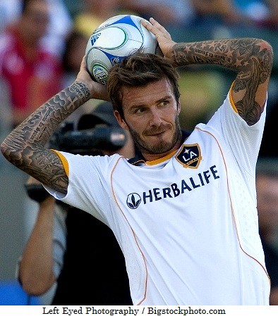 David Beckham Tattoos Sleeve