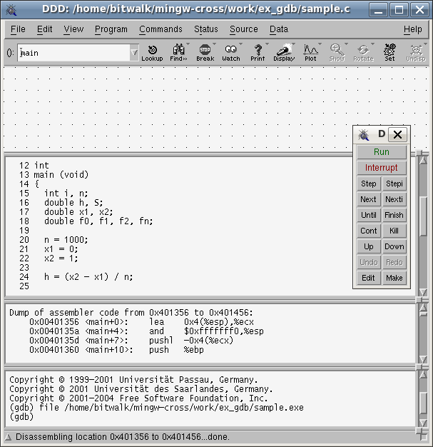 Ddd Debugger Commands