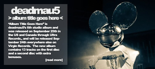 Deadmau5 Album Title Goes Here Tracklist