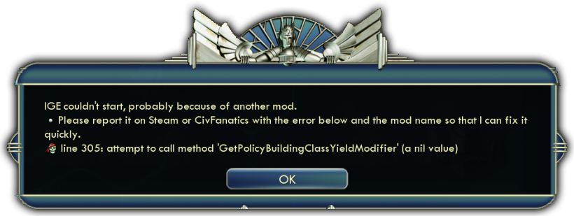 Debug Mode Civ 5