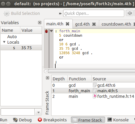 Debugging Codes In C