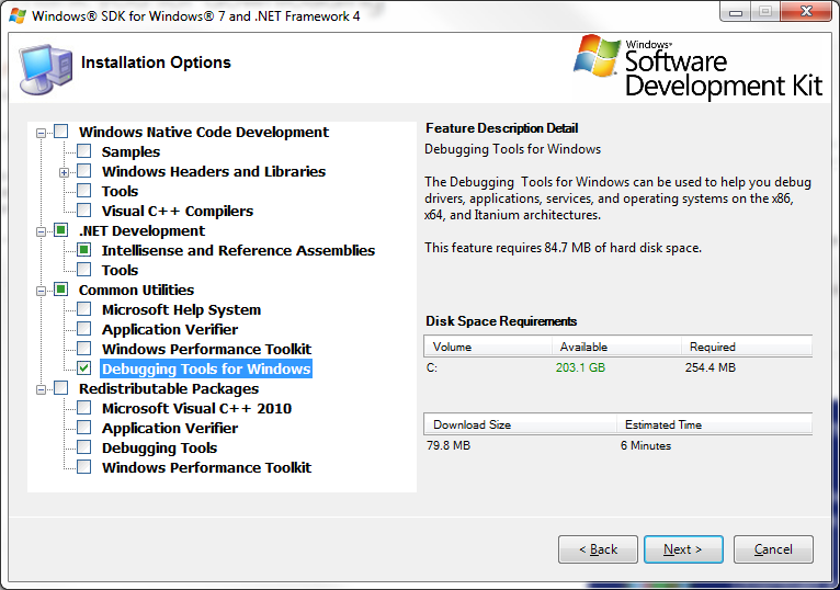 Debugging Tools For Windows 7