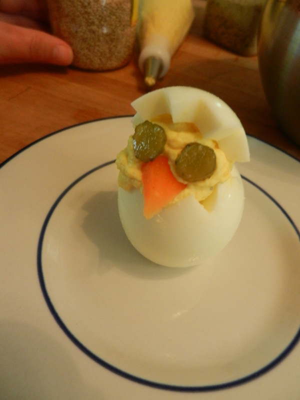 Decorated Deviled Eggs For Easter