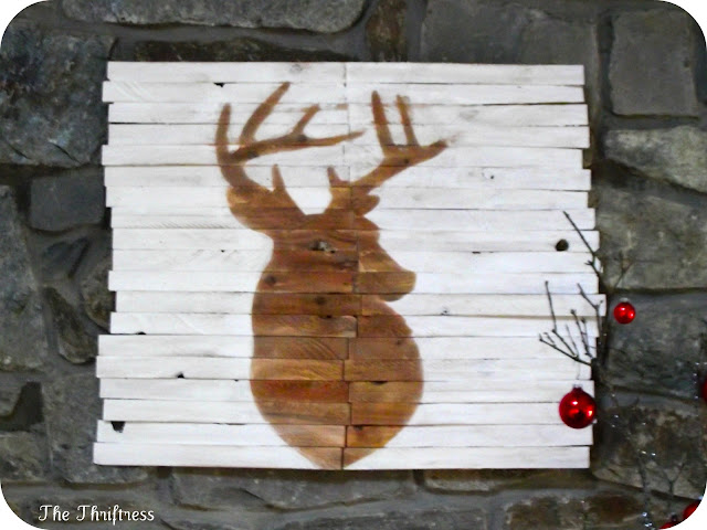 Deer Head Silhouette Canvas