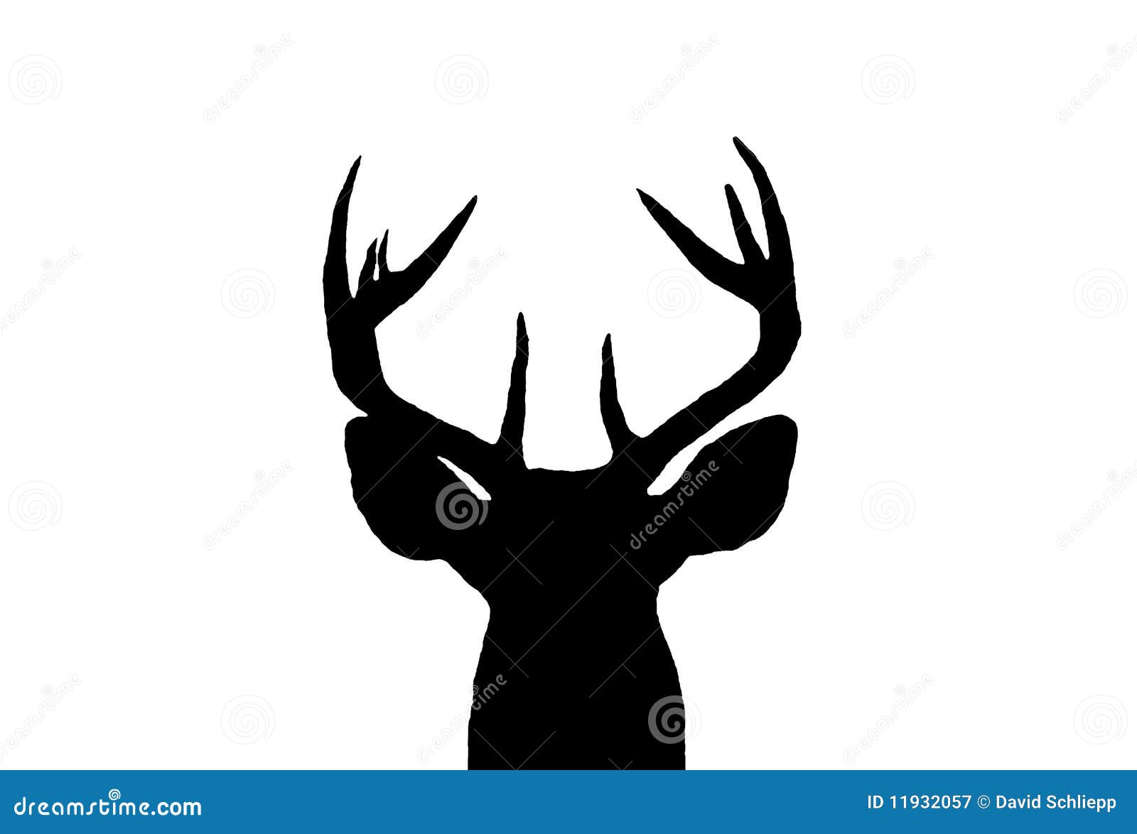 Deer Head Silhouette Clip Art