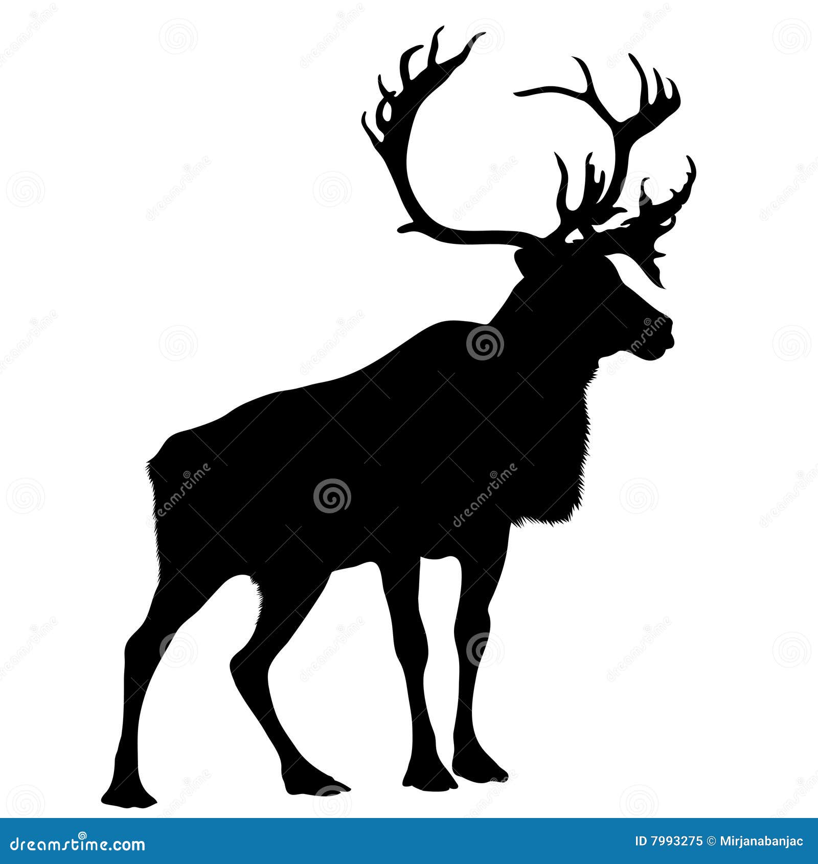 Deer Head Silhouette Clip Art