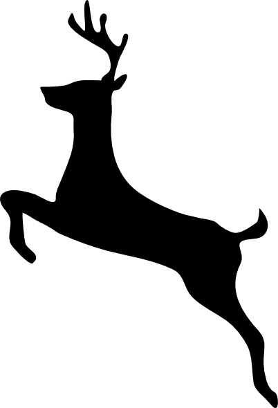 Deer Head Silhouette Clip Art