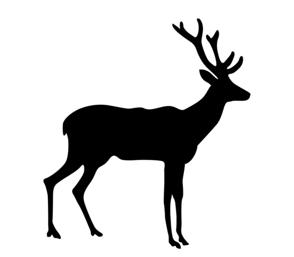 Deer Head Silhouette Vector