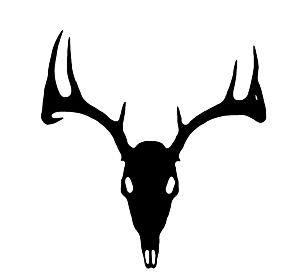 Deer Head Silhouette Vector