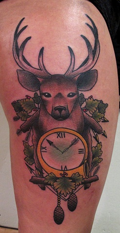 Deer Head Tattoo Designs