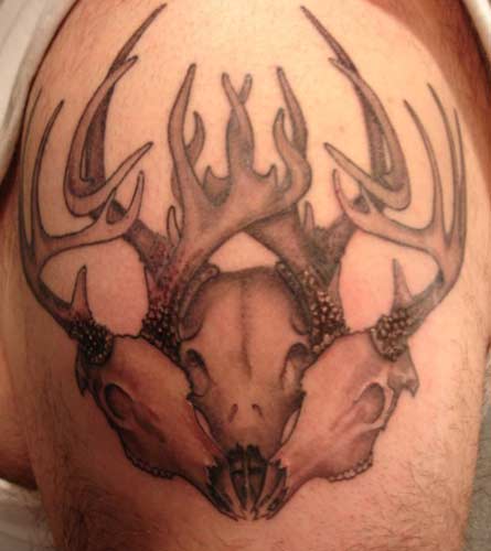 Deer Head Tattoo Designs