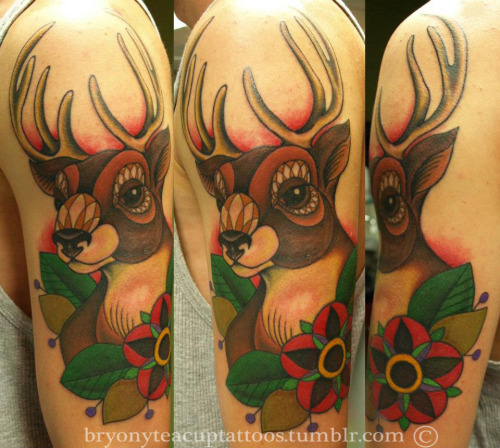 Deer Head Tattoo Pictures