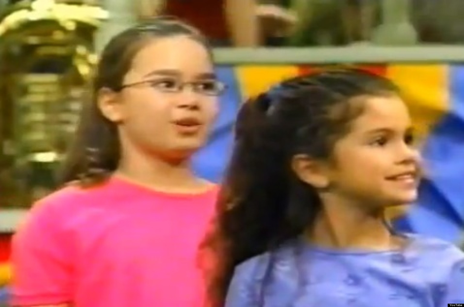 Demi Lovato And Selena Gomez On Barney