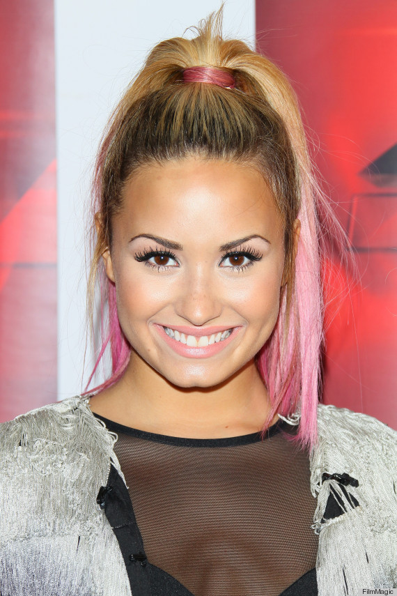 Demi Lovato Hair Color Blue