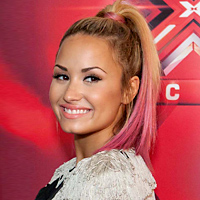 Demi Lovato Hair Dip Dyed