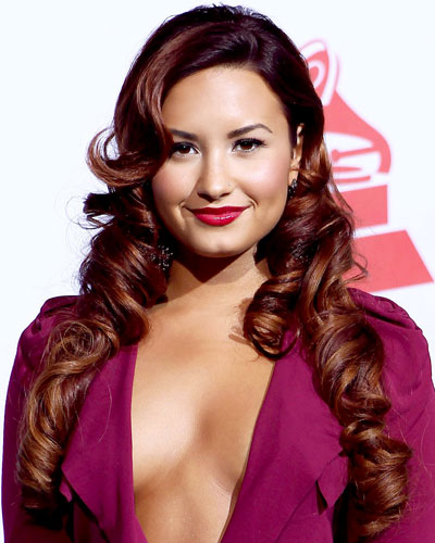 Demi Lovato Hairstyles Red