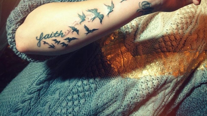 Demi Lovato Tattoo Birds