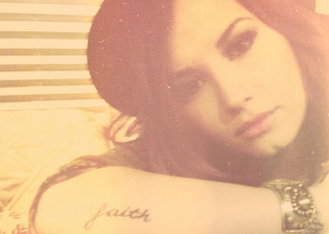 Demi Lovato Tattoo Faith